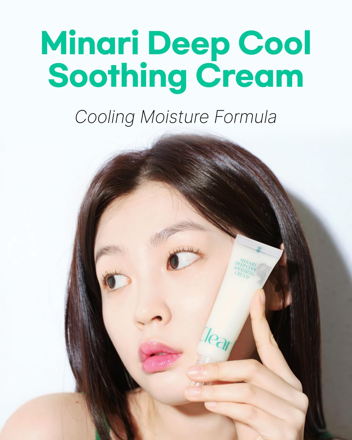 ClearDea Minari Cool Soothing Cream Duo for face – K-Beauty Hydrating & Moisturizer with Korean Water Parsley, 30ml * 2ea / 1.01oz * 2ea